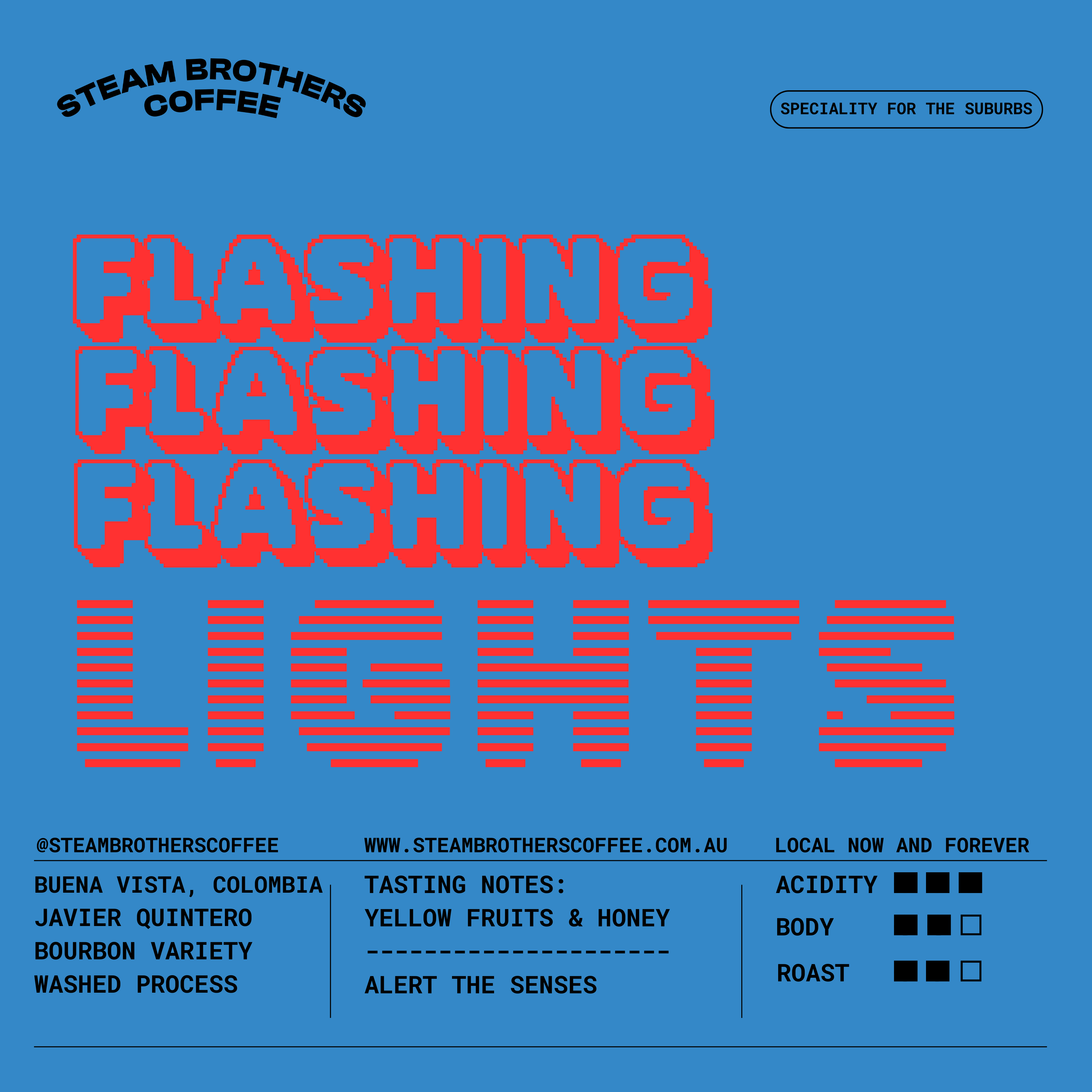 FLASHING LIGHTS • COLOMBIA / BUENA VISTA