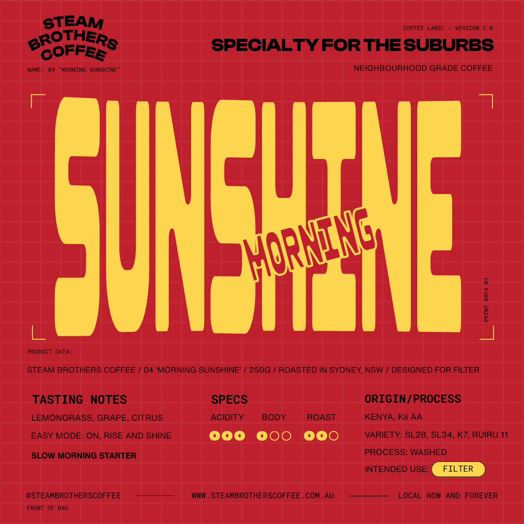 MORNING SUNSHINE • KENYA Kii AA